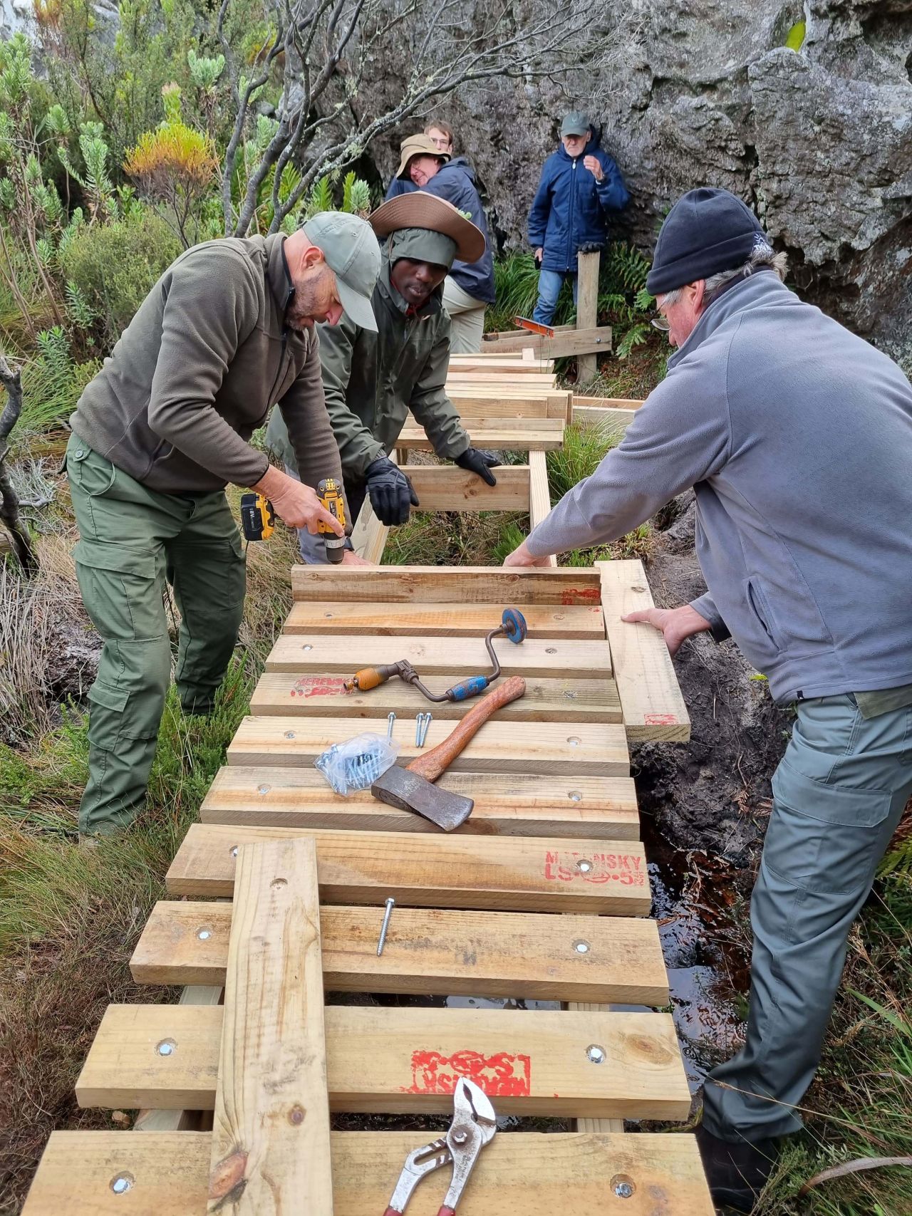 3 Building boardwalk Valley of the Red Gods